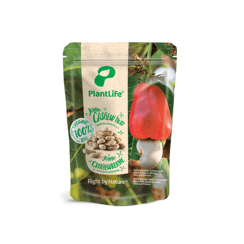PlantLife Jumbo Cashews Organic